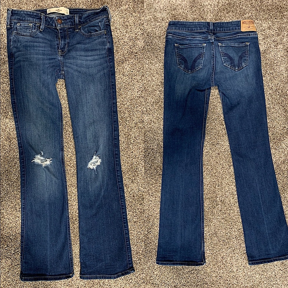 Ripped Hollister Boot Jeans
